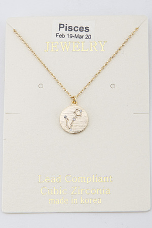 Pisces Pendant Necklace 6BAD1